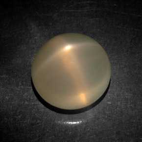 Pietra di luna stellata Color crema naturale da 7.74 ct, Trasparente, Trasparente/Traslucido