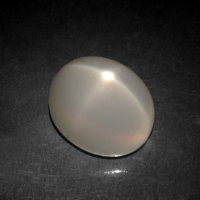 Pietra di luna stellata Bianco naturale da 6.64 ct, Trasparente, Trasparente/Traslucido