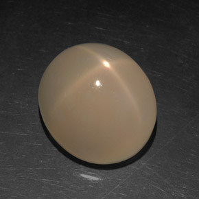 Pietra di luna stellata Arancione Crema naturale da 7.13 ct, Trasparente, Trasparente/Traslucido
