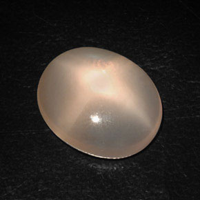 Pietra di luna stellata naturale arancione da 8,87 ct, trasparente, trasparente/traslucido