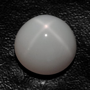 Pietra di luna stellata naturale bianco da 14,83 ct, trasparente, trasparente/traslucido