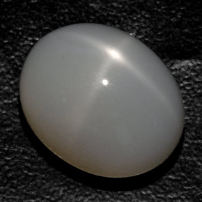 Pietra di luna stellata color fumo naturale da 23.33 ct, Trasparente, Trasparente/Traslucido