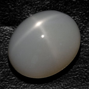 Pietra di luna stellata color fumo naturale da 23.33 ct, Trasparente, Trasparente/Traslucido