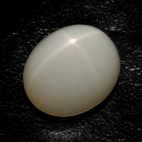Pietra di luna stellata naturale crema da 16,36 ct, trasparente, trasparente/traslucido