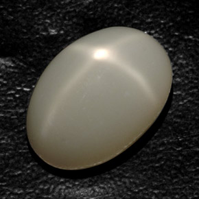 Pietra di luna stellata naturale crema da 17,76 ct, trasparente, trasparente/traslucido