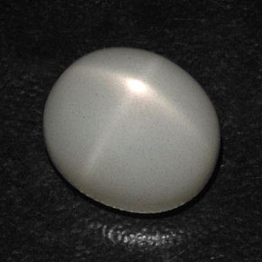Pietra di luna stellata color fumo naturale da 14.53 ct, Trasparente, Trasparente/Traslucido