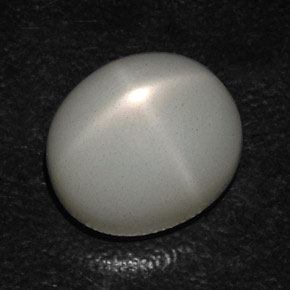 Pietra di luna stellata color fumo naturale da 14.53 ct, Trasparente, Trasparente/Traslucido