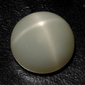 Pietra di luna stellata naturale crema da 18,89 ct, trasparente, trasparente/traslucido