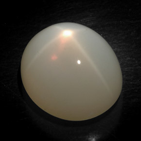 Pietra di luna stellata Bianco latteo naturale da 16.47 ct, Trasparente, Trasparente/Traslucido