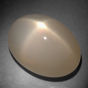 Pietra di luna stellata Color crema naturale da 28.08 ct, Trasparente, Trasparente/Traslucido