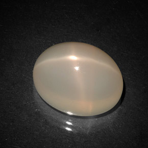 Pietra di luna stellata naturale arancione da 8,79 ct, trasparente, trasparente/traslucido