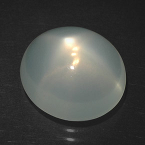 Pietra di luna stellata naturale crema da 5,57 ct, trasparente, trasparente/traslucido