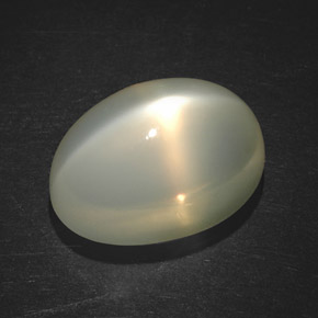Pietra di luna stellata naturale arancione da 7,49 ct, trasparente, trasparente/traslucido