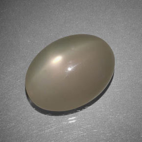 Pietra di luna stellata naturale grigio da 21,17 ct, trasparente, trasparente/traslucido