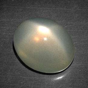 Pietra di luna stellata naturale arancione da 12,93 ct, trasparente, trasparente/traslucido