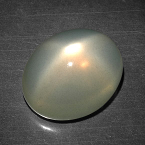 Pietra di luna stellata naturale arancione da 12,93 ct, trasparente, trasparente/traslucido