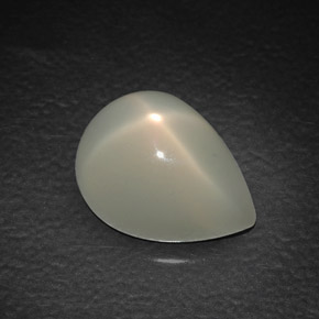 Pietra di luna stellata Bianco latteo naturale da 5.95 ct, Trasparente, Trasparente/Traslucido