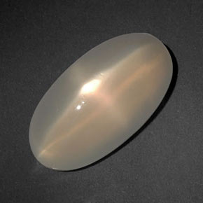 Pietra di luna stellata naturale arancione da 6,47 ct, trasparente, trasparente/traslucido