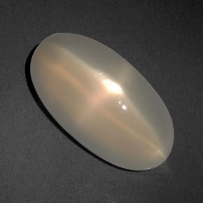 Pietra di luna stellata naturale arancione da 6,47 ct, trasparente, trasparente/traslucido