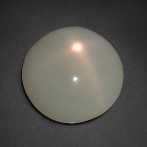 Pietra di luna stellata naturale crema da 9,61 ct, trasparente, trasparente/traslucido