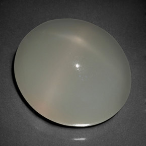 Pietra di luna stellata naturale crema da 20,62 ct, trasparente, trasparente/traslucido