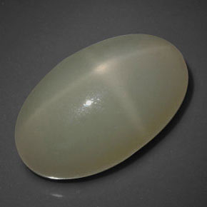 Pietra di luna stellata naturale crema da 23,22 ct, trasparente, trasparente/traslucido