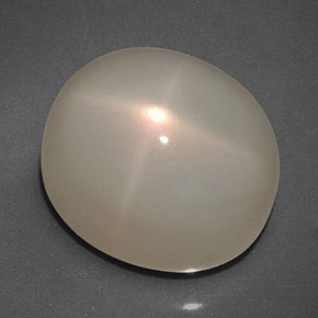 Pietra di luna stellata naturale arancione da 26,20 ct, trasparente, trasparente/traslucido