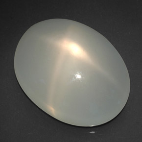 Pietra di luna stellata naturale bianco da 18,95 ct, trasparente, trasparente/traslucido