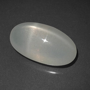 Pietra di luna stellata Bianco latteo naturale da 5.58 ct, Trasparente, Trasparente/Traslucido