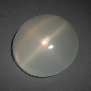 Pietra di luna stellata naturale bianco da 10,62 ct, trasparente, trasparente/traslucido