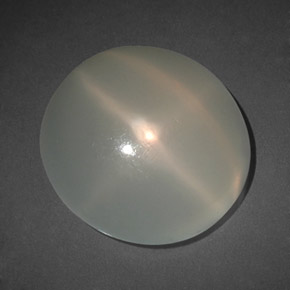 Pietra di luna stellata naturale bianco da 10,62 ct, trasparente, trasparente/traslucido