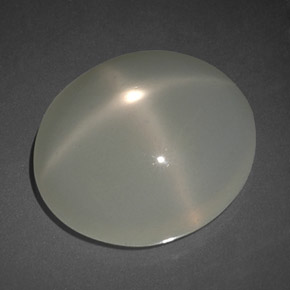 Pietra di luna stellata Bianco latteo naturale da 12.14 ct, Trasparente, Trasparente/Traslucido