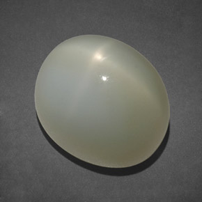 Pietra di luna stellata Bianco latteo naturale da 16.35 ct, Trasparente, Trasparente/Traslucido