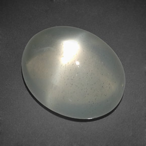 Pietra di luna stellata naturale bianco da 11,92 ct, trasparente, trasparente/traslucido