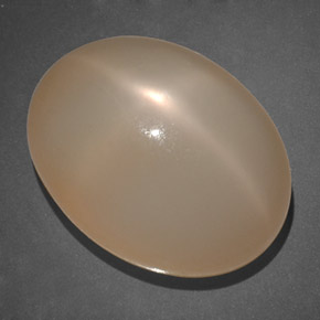 Pietra di luna stellata naturale arancione da 19,69 ct, trasparente, trasparente/traslucido