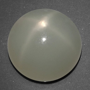 Pietra di luna stellata naturale bianco da 14,02 ct, trasparente, trasparente/traslucido
