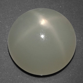 Pietra di luna stellata naturale bianco da 14,02 ct, trasparente, trasparente/traslucido