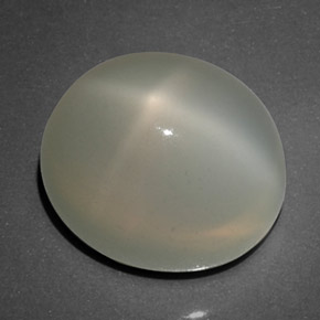 Pietra di luna stellata naturale bianco da 16,14 ct, trasparente, trasparente/traslucido