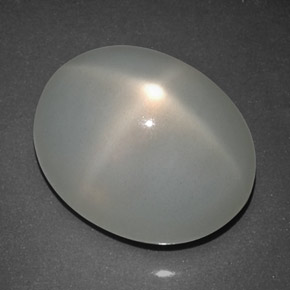 Pietra di luna stellata Color crema naturale da 16.80 ct, Trasparente, Trasparente/Traslucido