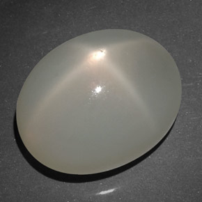 Pietra di luna stellata Color crema naturale da 18.58 ct, Trasparente, Trasparente/Traslucido