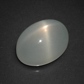 Pietra di luna stellata Bianco naturale da 7.07 ct, Trasparente, Trasparente/Traslucido