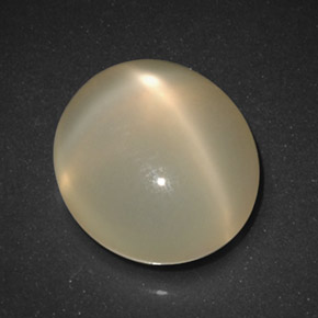 Pietra di luna stellata Arancione chiaro naturale da 5.23 ct, Trasparente, Trasparente/Traslucido