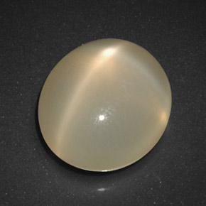 Pietra di luna stellata Arancione chiaro naturale da 5.23 ct, Trasparente, Trasparente/Traslucido