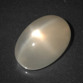 Pietra di luna stellata naturale arancione da 5,54 ct, trasparente, trasparente/traslucido