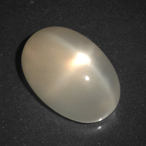 Pietra di luna stellata naturale arancione da 5,54 ct, trasparente, trasparente/traslucido
