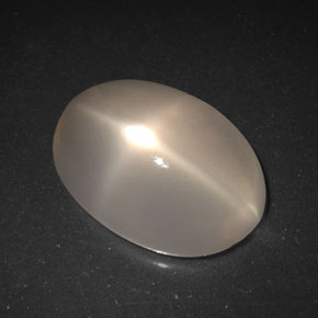 Pietra di luna stellata Arancione chiaro naturale da 6.14 ct, Trasparente, Trasparente/Traslucido