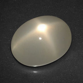 Pietra di luna stellata naturale arancione da 7,17 ct, trasparente, trasparente/traslucido