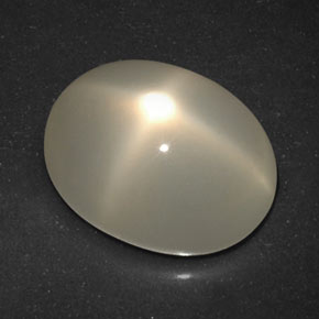 Pietra di luna stellata naturale arancione da 7,17 ct, trasparente, trasparente/traslucido