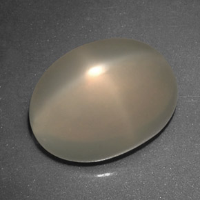 Pietra di luna stellata Arancione Crema naturale da 5.56 ct, Trasparente, Trasparente/Traslucido