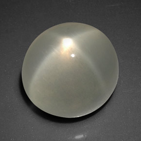 Pietra di luna stellata Color crema naturale da 7.95 ct, Trasparente, Trasparente/Traslucido